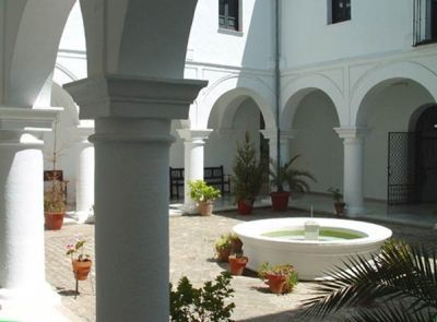 Patio del Ayuntamiento en Cazalla de la Sierra, Sevilla