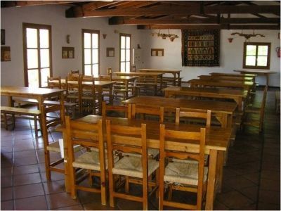 Comedor El Remolino Centro de Naturaleza. Vista interior